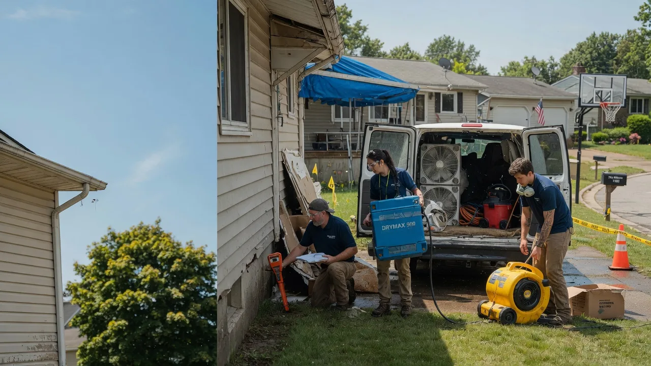 Ceiling Leak Cleanup in Lake View, NY near me