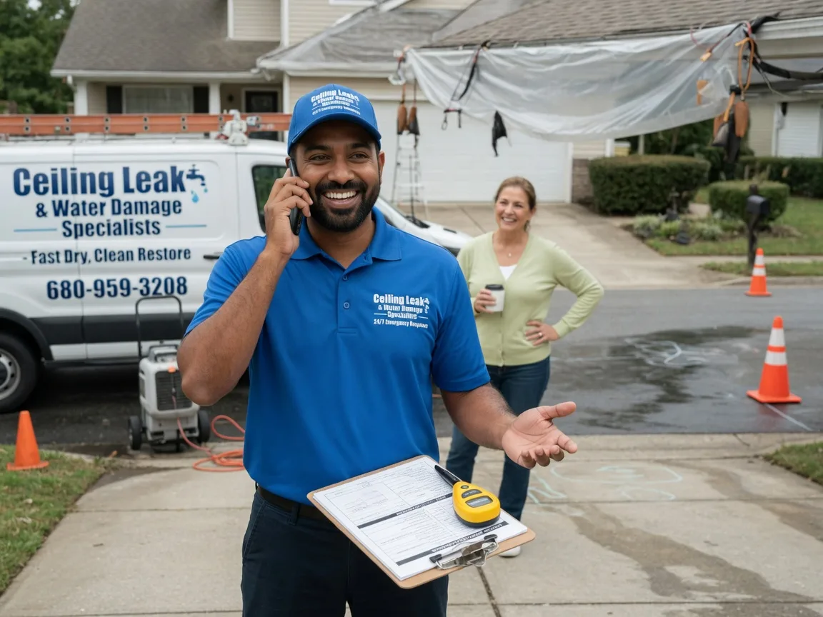 Ceiling Leak Cleanup Lake View, NY FAQs